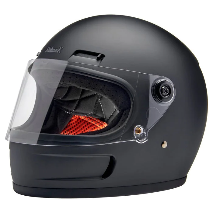 Bike helmet with adjustable straps-BILTWELL GRINGO SV ECE 22.06 HELMET - FLAT BLACK