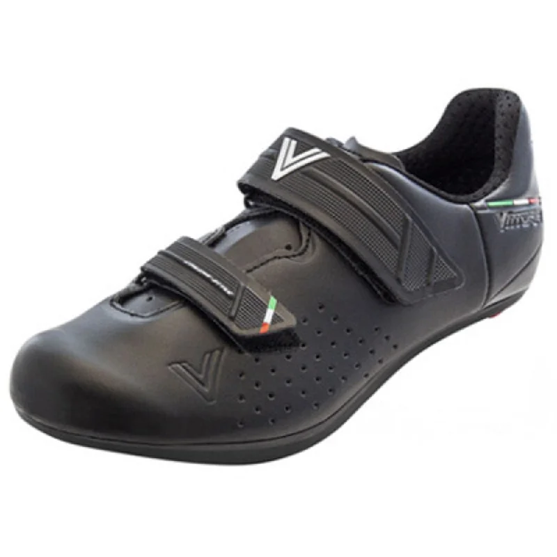 Cycling jersey with adjustable weave-Vittoria Rapide Kid Sport Road Cycling Shoes - Black