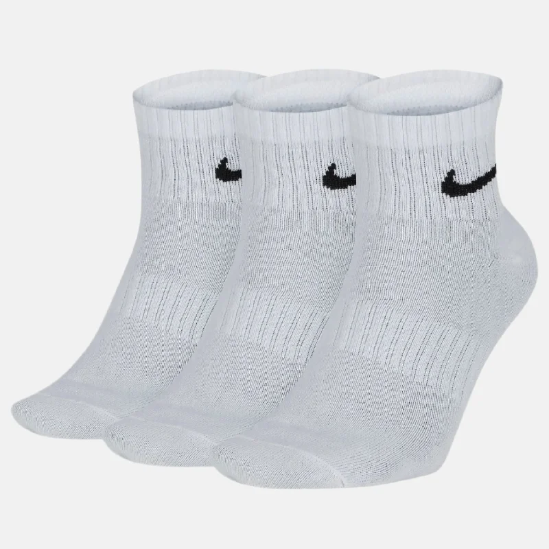 Cycling shorts with adjustable fabric-Nike Everyday Lightweight Training Ankle Socks (3 Pairs) -White/Black