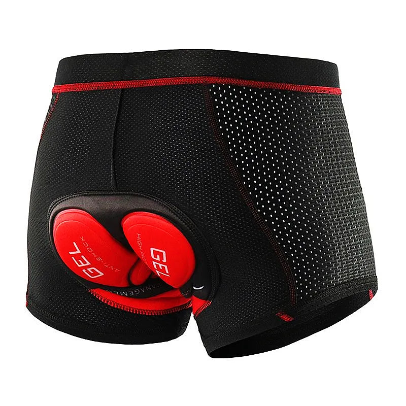 Cycling sunglasses for endurance trails-Fualrny Breathable Cycling Shorts Cycling Underwear 5D Gel Pad Shockproof Bicycle Underpant MTB Road Bike Underwear Man Shorts