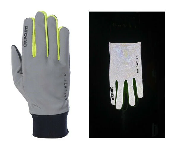 Bike gloves with adjustable fabric-Oxford Bright Gloves 2.0