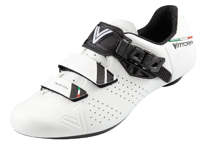 Bicycle helmet with ventilated lining-Vittoria Hera Performance Road Cycling Shoes (White)