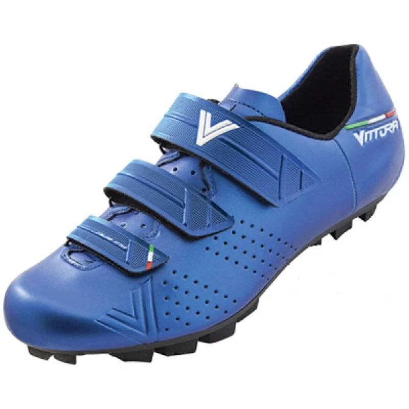 Cycling jacket for adjustable trails-Vittoria Rapide MTB Cycling Shoes (Blue)