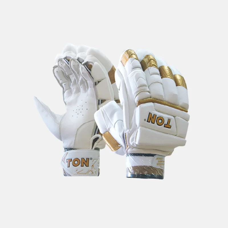 Bicycle riding goggles with adjustable lenses-SS Ton Gold Edition Cricket Batting Gloves