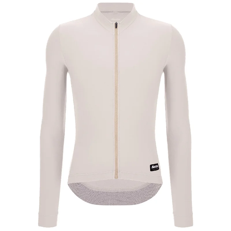 Cycling tights with adjustable design-Maglia maniche lunghe Santini RTR - Beige