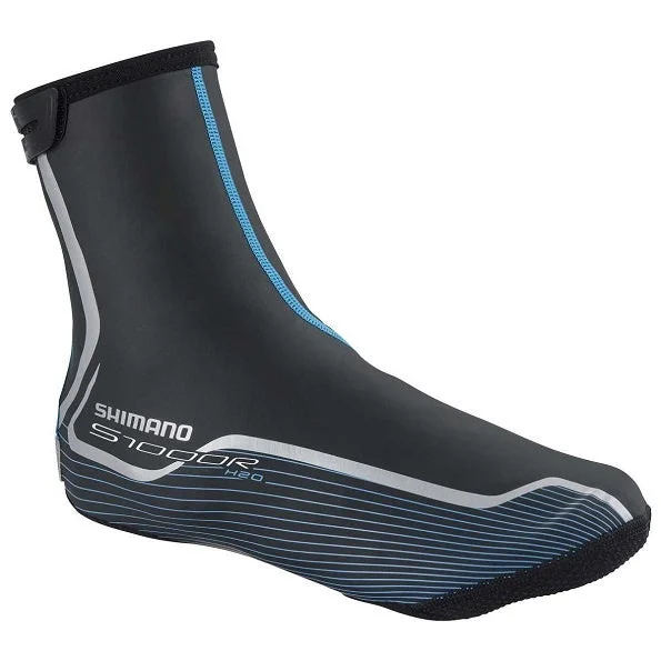 Cycling vest with adjustable lining-Shimano S1000R H20 Road Shoe Cover Black Large