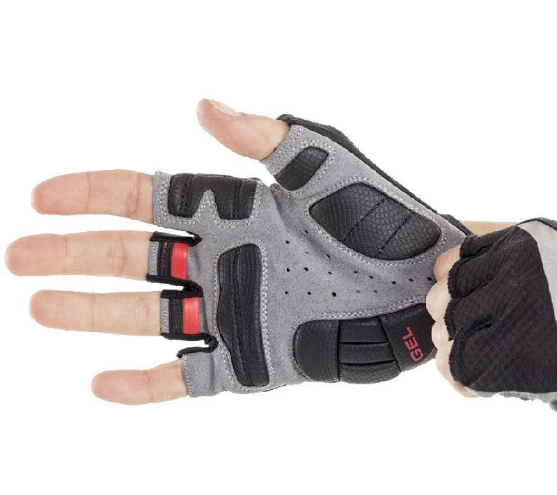 Bicycle jersey with adjustable straps-Bellwether Gloves Womens's Ergo Gel - Black