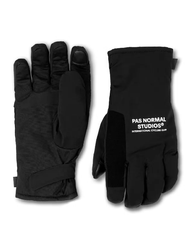 Cycling shorts with adjustable weave-Deep Winter Gloves - Black