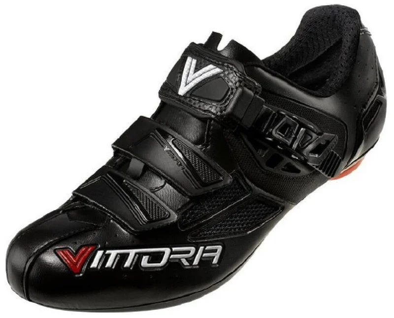 Bicycle jersey with adjustable straps-Vittoria Speed Road Cycling Shoes, Black (EU 41)