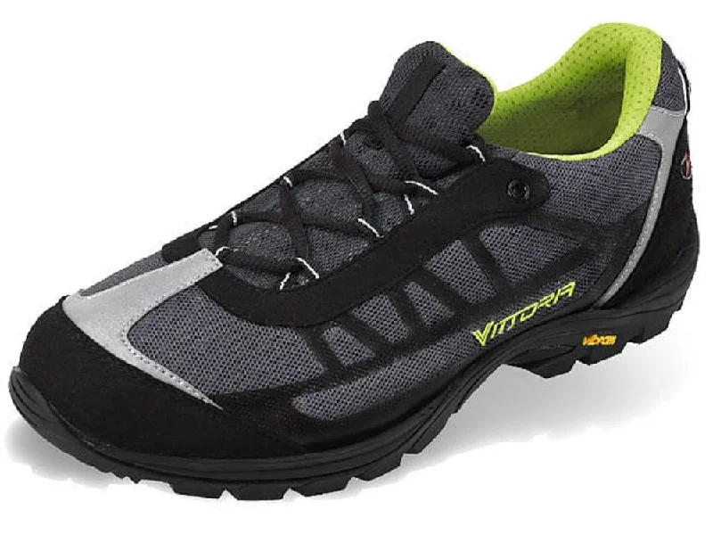 Bike shoes with adjustable weave-Vittoria Xplorer MTB Cycling Shoes - Black/Lime Green EU 40 US 7.5