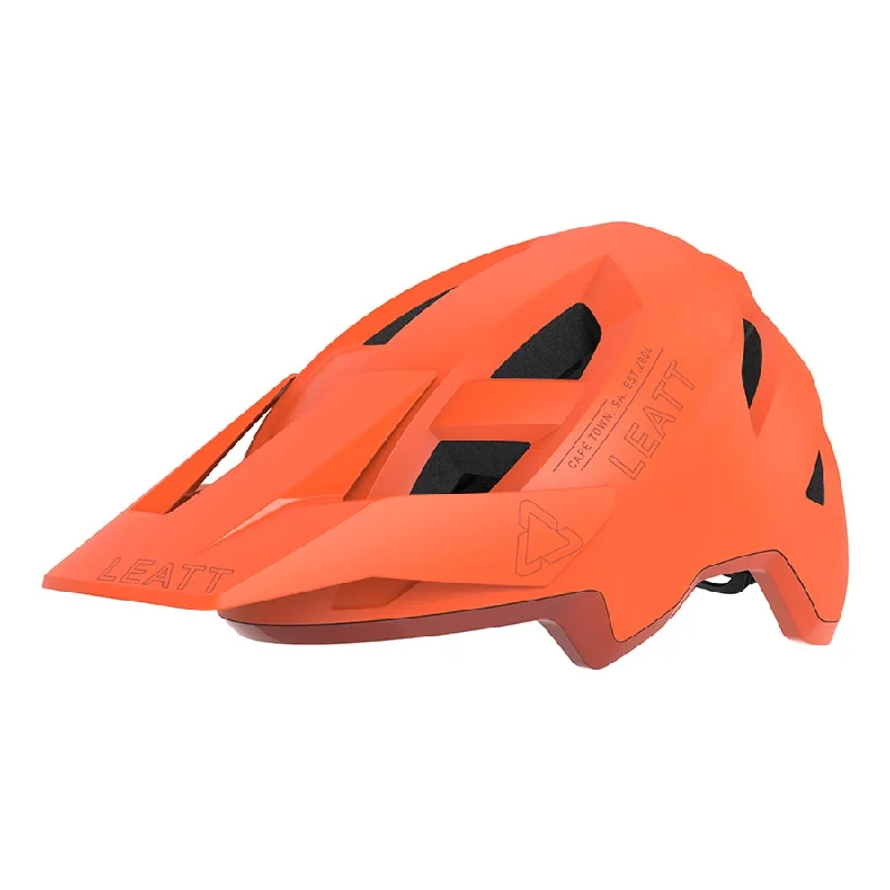 Bicycle jersey for technical trails-Leatt MTB AllMtn 2.0 Men Helmet Flame L 59-63cm