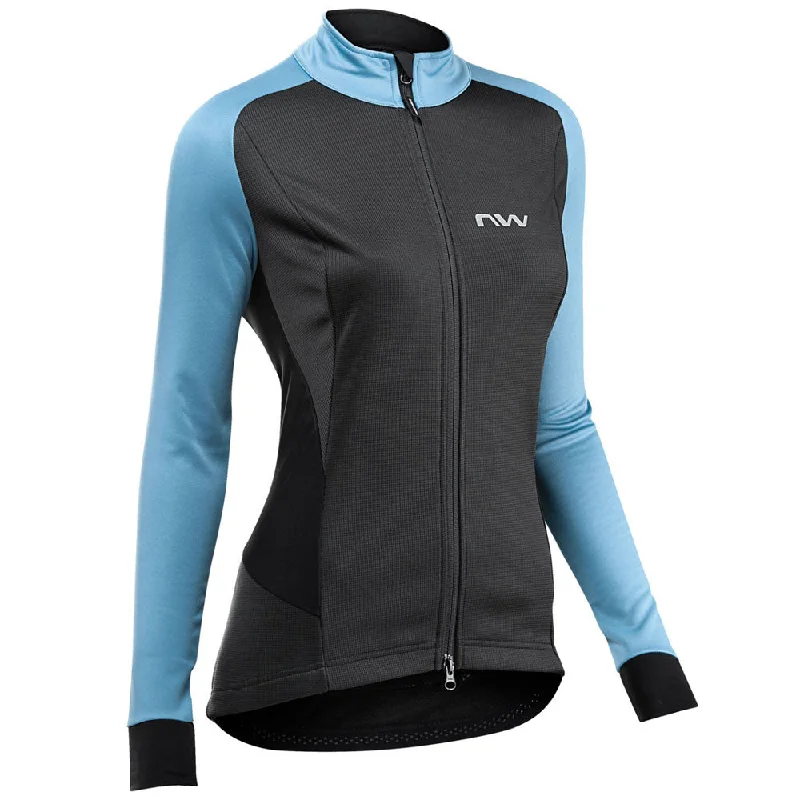 Cycling jacket with adjustable vents-Giacca donna Northwave Reload - Nero azzurro