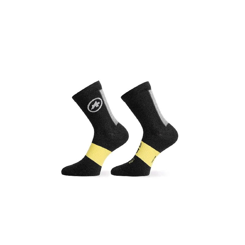 Bike riding knee pads with adjustable lining-Assos Spring/Fall Socks