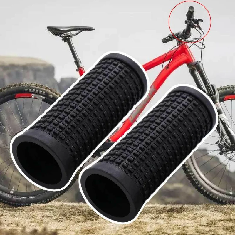 Bike riding knee pads with adjustable lining-MTB Bike Handlebar Grips For Shimano SL-RS35 Short Bar Twist Cover Handle Bar Grip 22.2x75mm Non-slip Bicycle Accessories