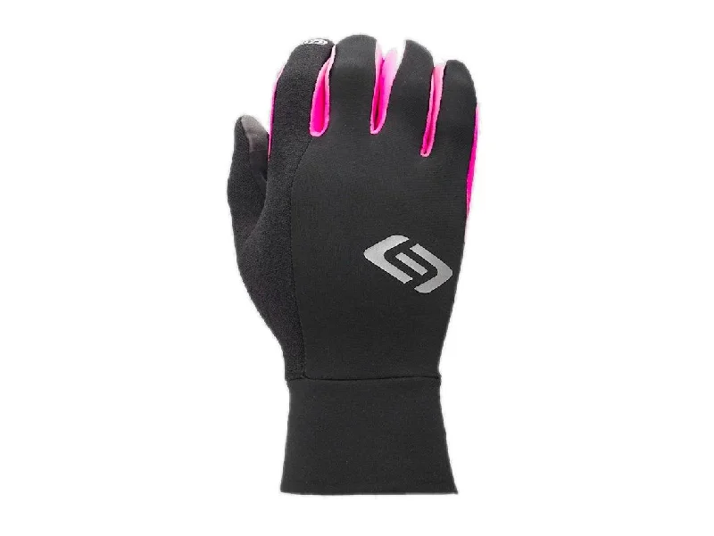 Bicycle rain jacket with adjustable fabric-Bellwether Gloves Climate Control - Black / Pink