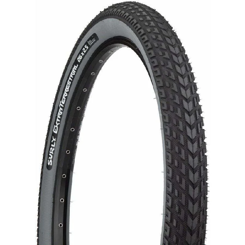 Bike shoes with adjustable lining-ExtraTerrestrial Tire - 26 x 2.5 Tubeless Folding Black/Slate 60tpi