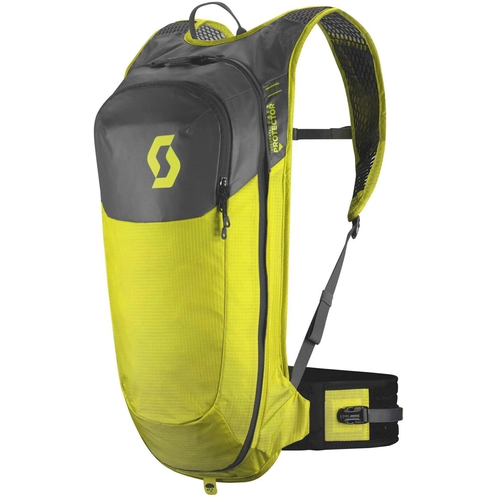 Bike riding vest with adjustable straps-Zaino Scott Trail Pro FR 10 - Giallo grigio