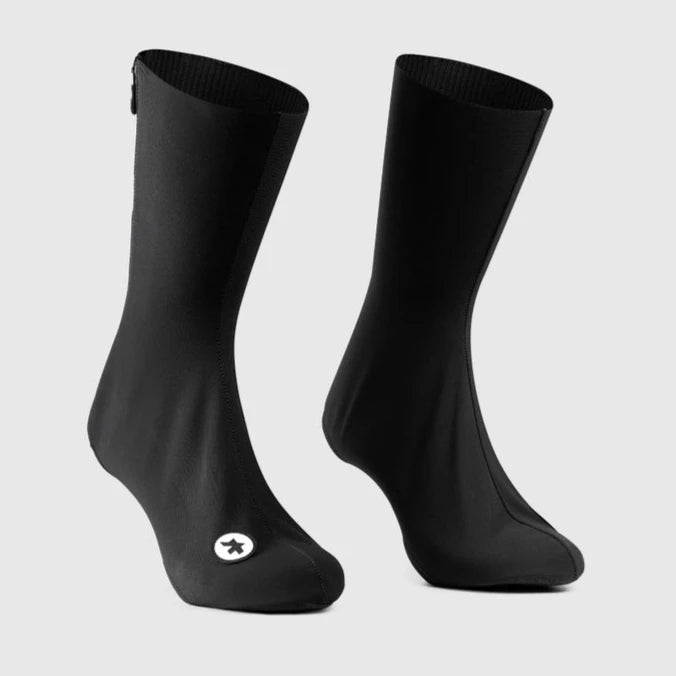 Bicycle socks with adjustable weave-Copriscarpe Assos GT Winter Booties EVO - Nero